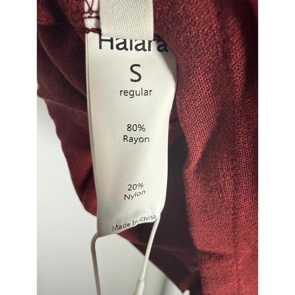 NWT Halara Red Side Tie Wrap Skort Athletic Casual Mini Skirt Size Small - Picture 5 of 7